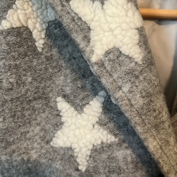 Baby Gap Gray And White Star Coat Size 4 - Picture 6 of 15